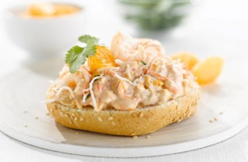 Gerookte zalmforelsalade