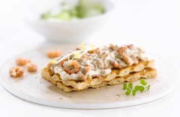 Gerookte zalmforelsalade